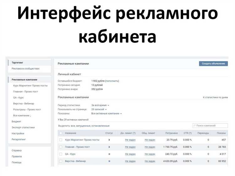 Создание аккаунта в рекламном кабинете «ВКонтакте»